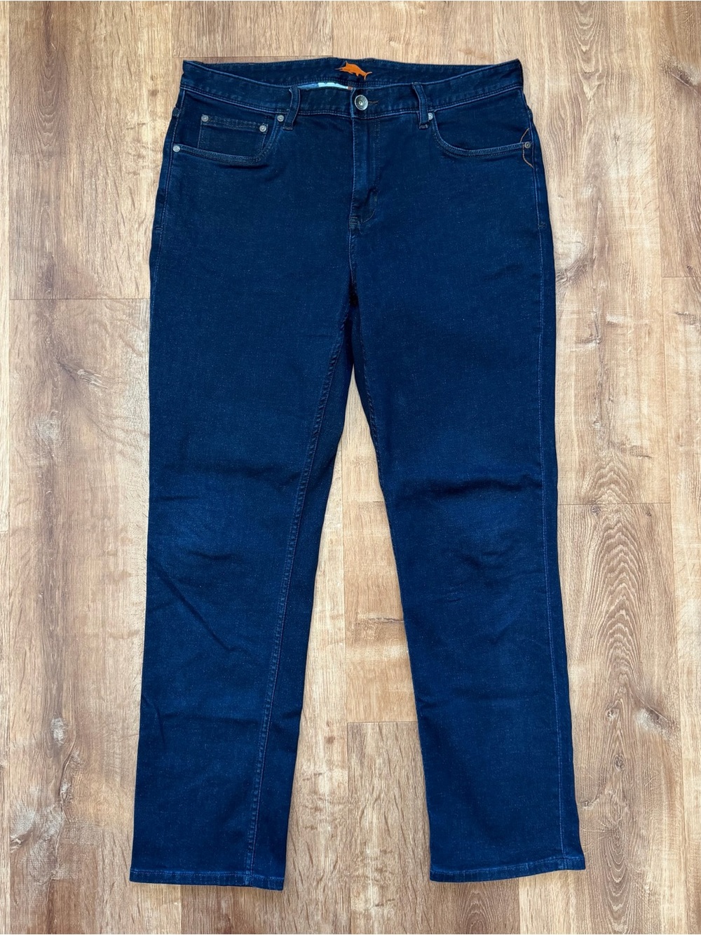 Tommy Bahama Boracay Jeans Mens 36x32 Dark Wash Blue Stretch Denim Casual City